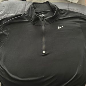 Black Nike Half Zip Dri-Fit Sweater Men’s Large